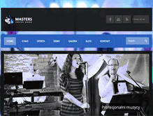 Tablet Screenshot of masters-coverband.pl